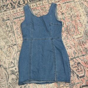 Stylish Blue Denim Mini Dress